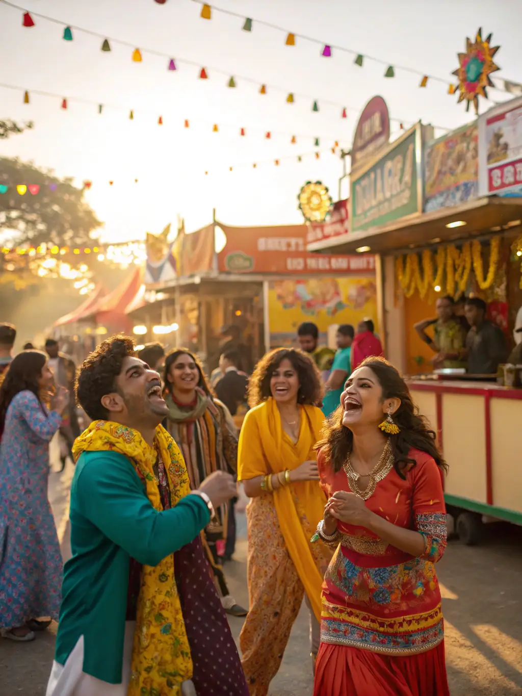 A photo of a community gathering during a heritage event organized by VIVRE EN PAYS DE TULLE, featuring traditional music, dance, and local cuisine.